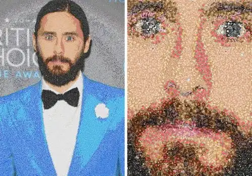 百万emoji表情符号拼出名人肖像 百万emoji表情符号拼出名人肖像