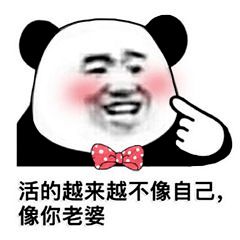  搞笑沙雕熊猫头表情包