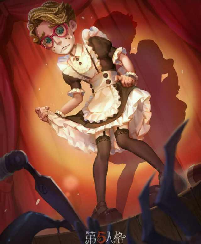  第五人格惊魂夜幸运儿女仆装闪现侦探梦里,新时装侦探直接吓晕