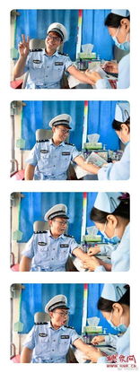  最萌警察表情包献血日,一位警察小哥哥表情火了网友谁还不是个宝宝了