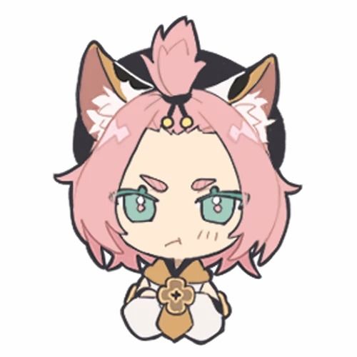  搬运原神表情包二创q版萌系高清