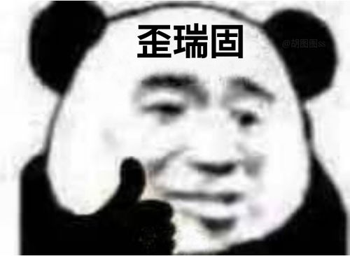  歪瑞固熊猫头表情包熊猫头竖大拇指夸人表情包