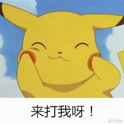 皮卡丘萌图表情包波尔凯