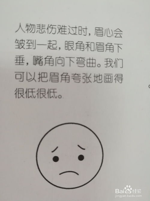  如何刻画卡通人物开心或难过的表情