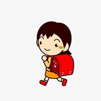  背着书包上学的表情包微信头像图片大全
