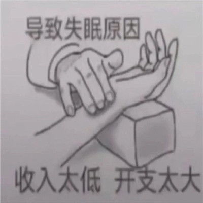  笑死人的表情包大全失眠原因开支太低收入太大