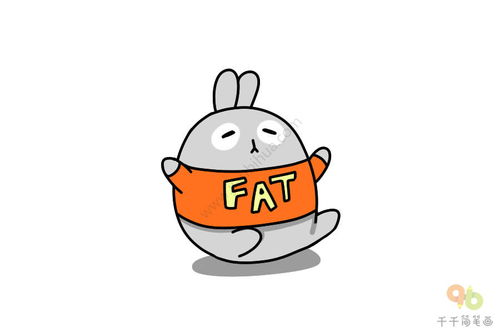  胖胖的团子兔表情包