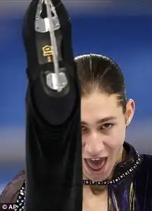  囧在冰面索契冬奥会上花滑运动员的夸张表情