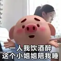 猪头像情侣表情包高危行