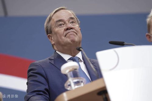 社民党在德国联邦议院选举中领先联盟党总理候选人拉舍特现身表情失落