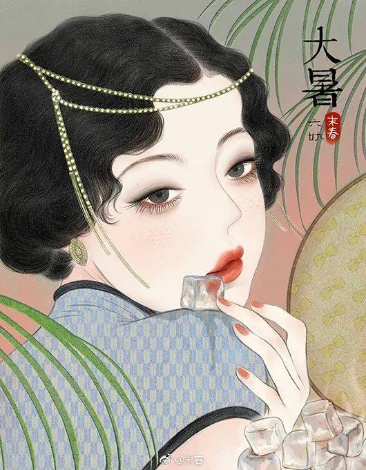  手绘婀娜多姿,千娇百媚的民国美人