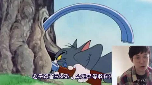 调皮表情包配音猫和老鼠