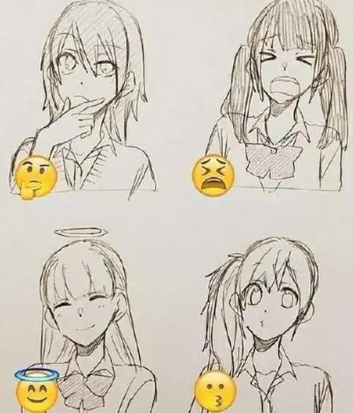 emoji黑脸表情包拟人