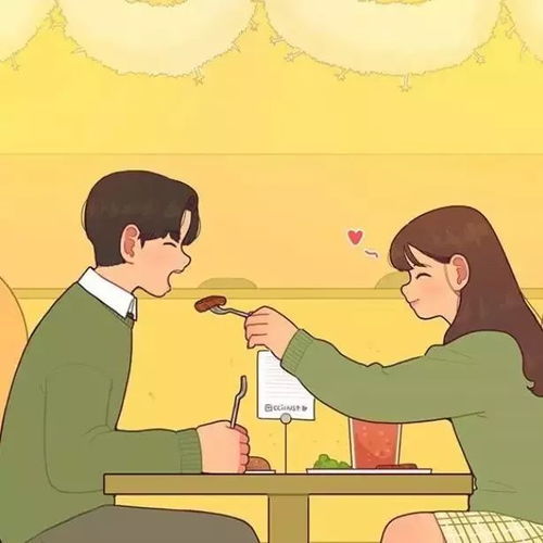  一大波甜甜甜的情侣头像,网恋吗
