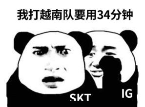  ig击败skt后,这些表情包网上传疯了,有你喜欢的那一款吗