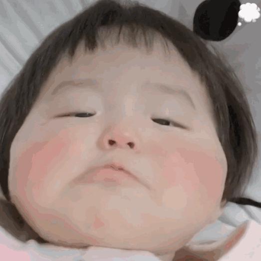 可爱表情包丸子妹苹果型