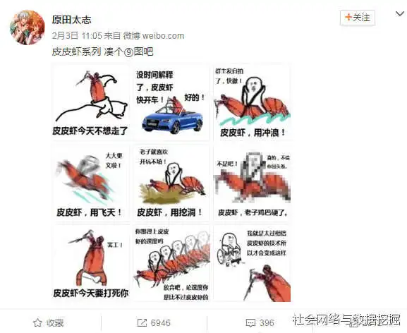  表情皮皮虾我们走是什么梗知微数据的回答表情