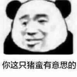  微信表情包你别过来,我怕猪