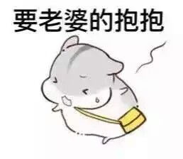  现在流行那种类似于仓鼠的表情,去哪里找就有什么老婆去哪里了,好吃的要就给老婆什么的,感觉好萌的