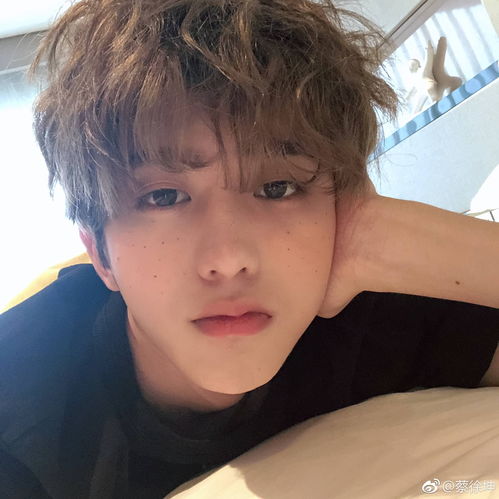  蔡徐坤ninepercent偶像练习生自拍照爱你偶像练习生ninepercent