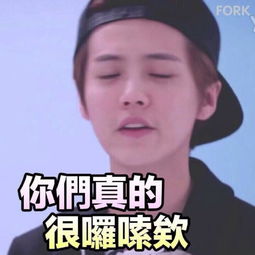  鹿晗表情包嫌弃