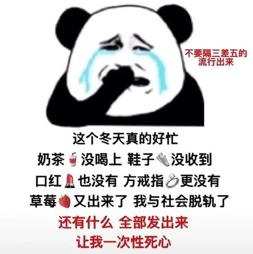  近期抖音热门熊猫头表情包