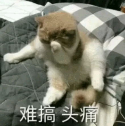 头疼表情包图片头痛