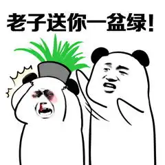  你是没养过花草吧老子送你一盆绿表情包你是没钱吧接受社会的捐赠吧表情包下载乐游网游戏下载