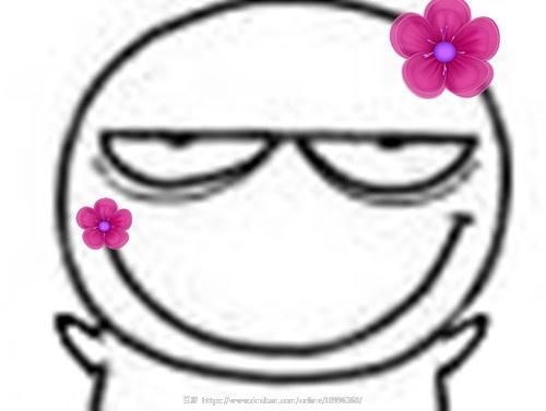  来,给你的qq表情戴一朵花3
