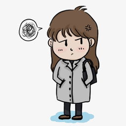 人头像手托腮的表情包