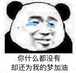  你什么都没有却还为我的梦加油周杰伦说好不哭熊猫头表情包...