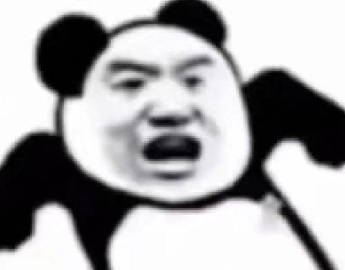  表情包熊猫头表情包