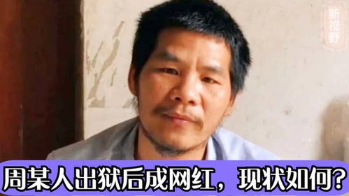  声称这辈子都不可能打工的周某人,出狱后成网红,如今怎样了