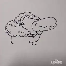  简笔画网红表情王思聪吃热狗怎么画