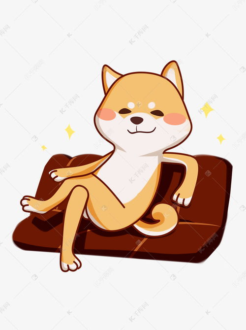  手绘柴犬嘚瑟贱贱表情微信微博配图可商用素材图片免费下载千库网