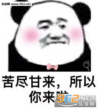  苦尽甘来所以你来了文字图片出来复读表情包下载乐游网游戏下载