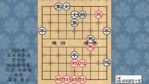  2019年宝宝杯象棋大师公开邀请赛第12轮,申鹏先胜蒋融冰
