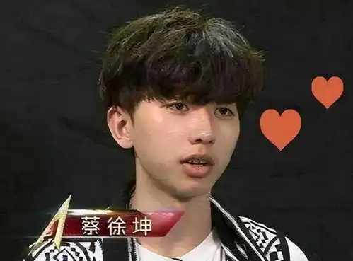 蔡徐坤发型表情包鬼畜开