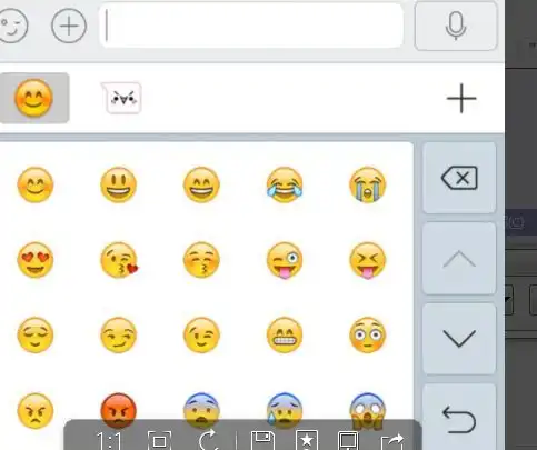 我的手机是红米note我在聊天时emoji表情正常,但是我一进去nice美图就变成了一坨黄色的东西 我的手机是红米note我在聊天时emoji表情正常,但是我一进去nice美图就变成了一坨黄色的东西