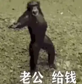 老公给钱表情包猴子动图 老公给钱表情包猴子动图