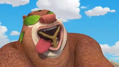 熊出没很有特色的画面,光头强身穿大红裤,熊大是位漂亮妹子 熊出没很有特色的画面,光头强身穿大红裤,熊大是位漂亮妹子