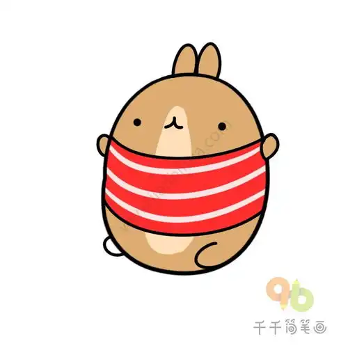 土豆兔可爱表情包简笔画大全 土豆兔可爱表情包简笔画大全