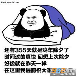  还有365天就要跨年了图片回想去年跨年就像昨天表情包下载乐游网游戏下载