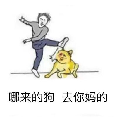  哪来的狗,去你妈的哪来表情