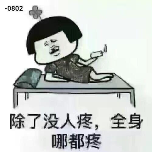 喉咙痛要废了表情包