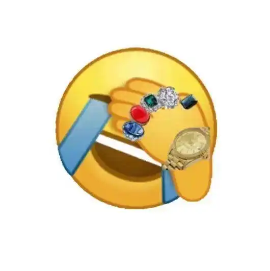 捂脸表情包带宝石戒指手表版本 捂脸表情包带宝石戒指手表版本