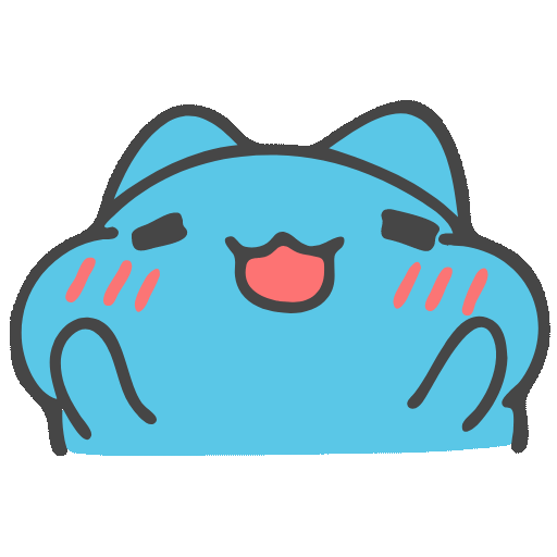 蓝色小猫表情包 蓝色小猫表情包