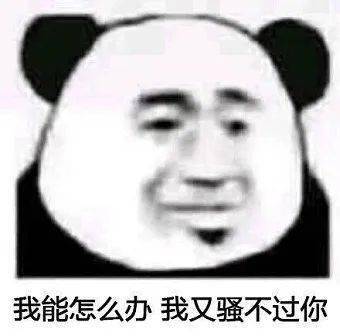  熊猫头表情包你可真会开玩笑
