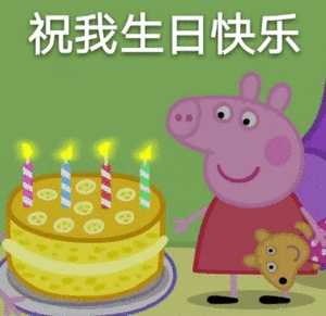  祝自己生日快乐表情包合集